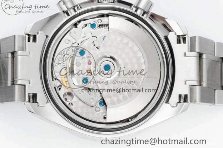 0503 Speedmaster Racing Master SS HKF Best Edition Black Dial on SS Bracelet A Versatile 7810
